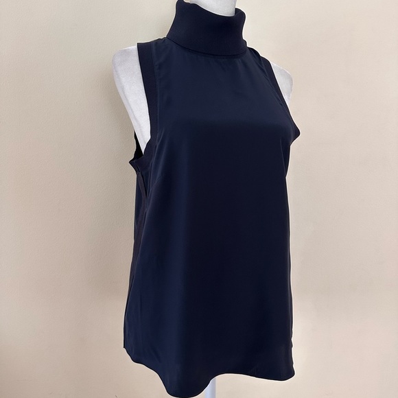 CINQ À SEPT
Lonny Sleeveless
Turtleneck Silk Top - Picture 1 of 8